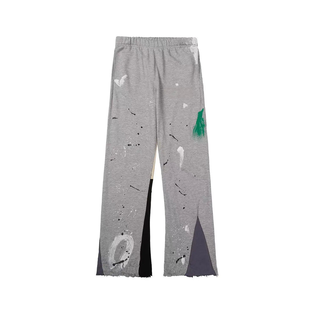 Men's sweatpants from a fashion brand are classic style splashed with graffiti, letter print, and loose slacks